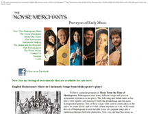 Tablet Screenshot of cincinnatiearlymusic.com